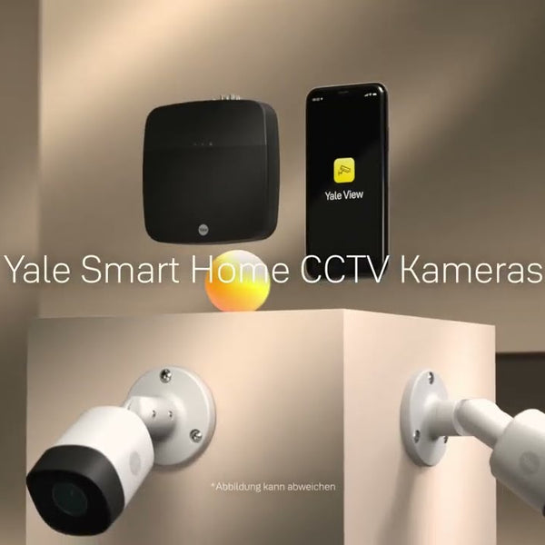 Yale Überwachungsset Outdoor Wi-Fi-Kamera-Kit, 2 Stück