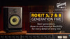 KRK Studiomonitor Rokit RP5 G5 Schwarz