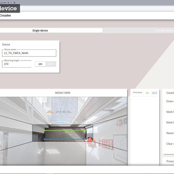 Axis Netzwerkkamera P8815-2 3D People Counter