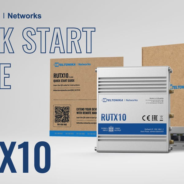 Teltonika VPN-Router RUTX10 Industrierouter mit WLAN-AC