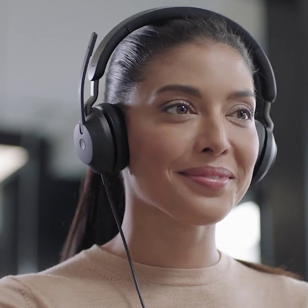 Jabra Headset Evolve2 40 SE Duo MS Schwarz, USB-C