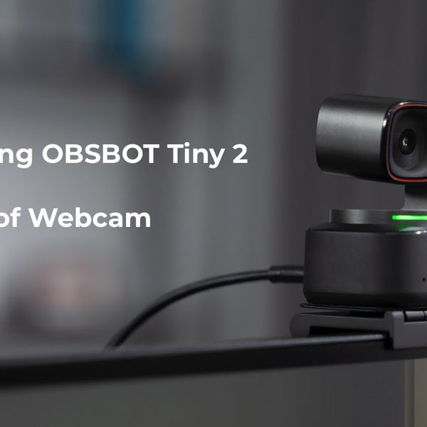 Obsbot Tiny 2 PTZ USB AI Webcam 4K 30 fps