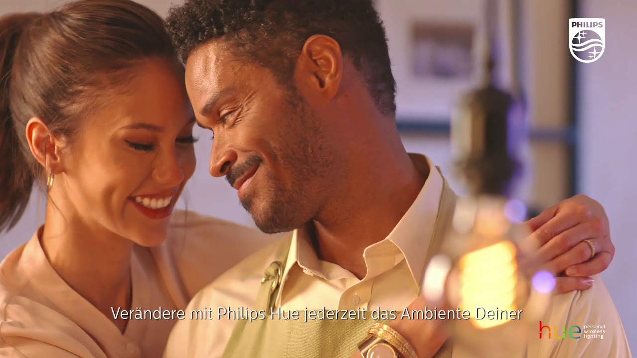 Philips Hue Leuchtmittel White Amb. Filament E14 Doppelpack