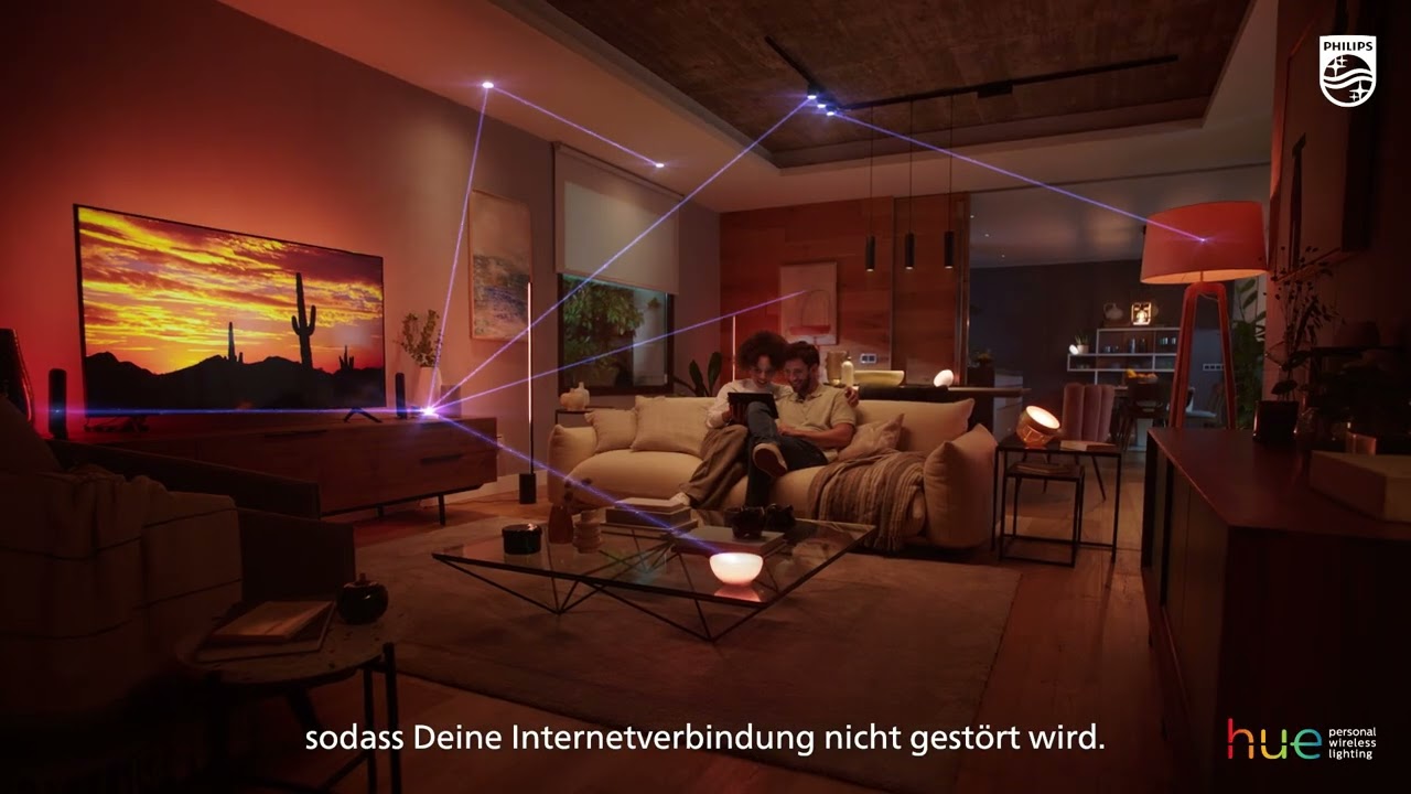 Philips Hue White &amp; Color Ambiance Slim Recessed 90 mm weiss