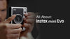 Fujifilm Fotokamera Instax Mini Evo Braun