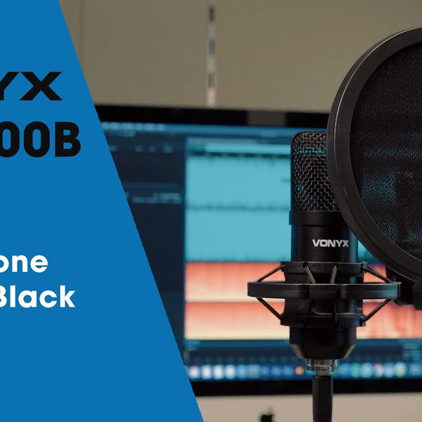 Vonyx Kondensatormikrofon CMS300B Studio-Set Schwarz