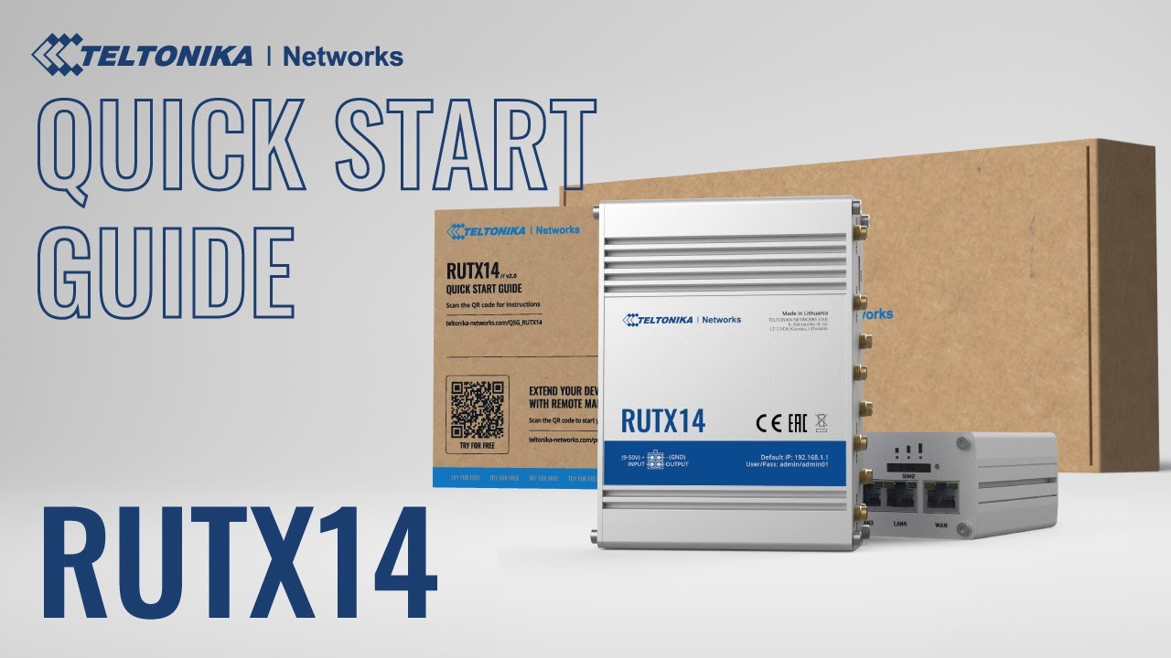 Teltonika LTE-Industrierouter RUTX14