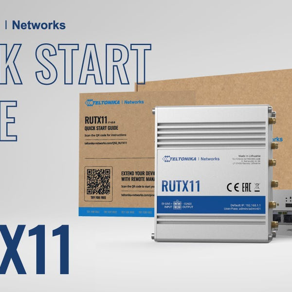 Teltonika LTE-Industrierouter RUTX11 mit WLAN-AC