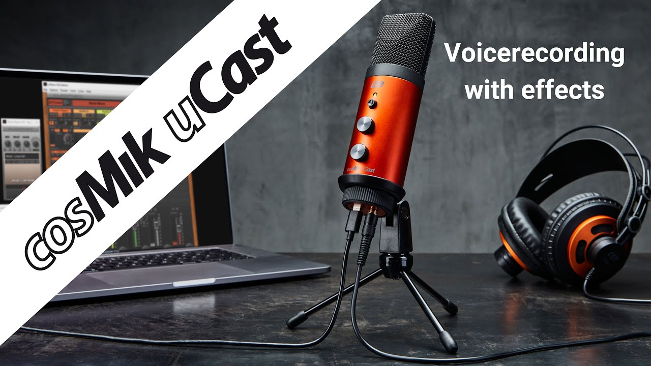 ESI Kondensatormikrofon cosMik uCast inklusive Softwarepaket