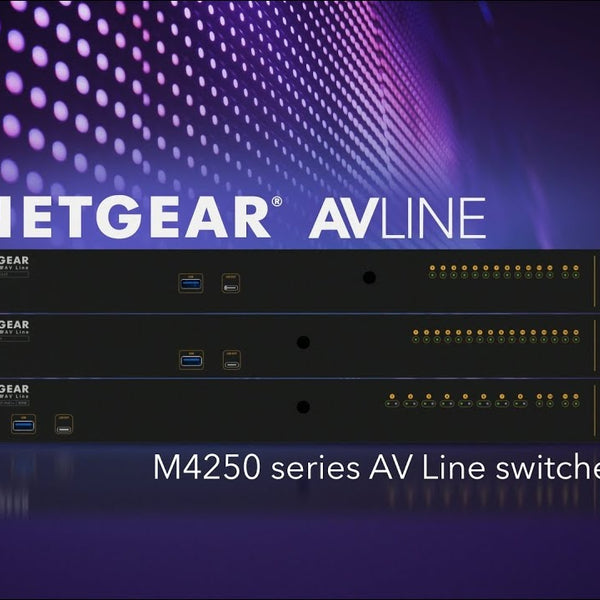 Netgear PoE+ Switch AV Line M4250-40G8F-PoE+ 48 Port