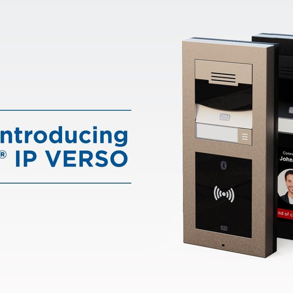 2N IP Türstation IP Verso 1 Ruf + HD Kamera schwarz