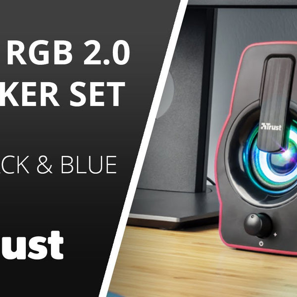 Trust PC-Lautsprecher Gemi RGB 2.0 Schwarz