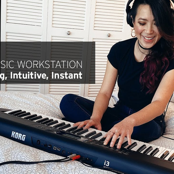 Korg Workstation i3 Silber