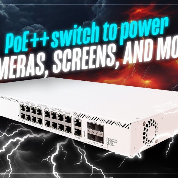 MikroTik PoE++ Switch CRS320-8P-8B-4S+RM 21 Port