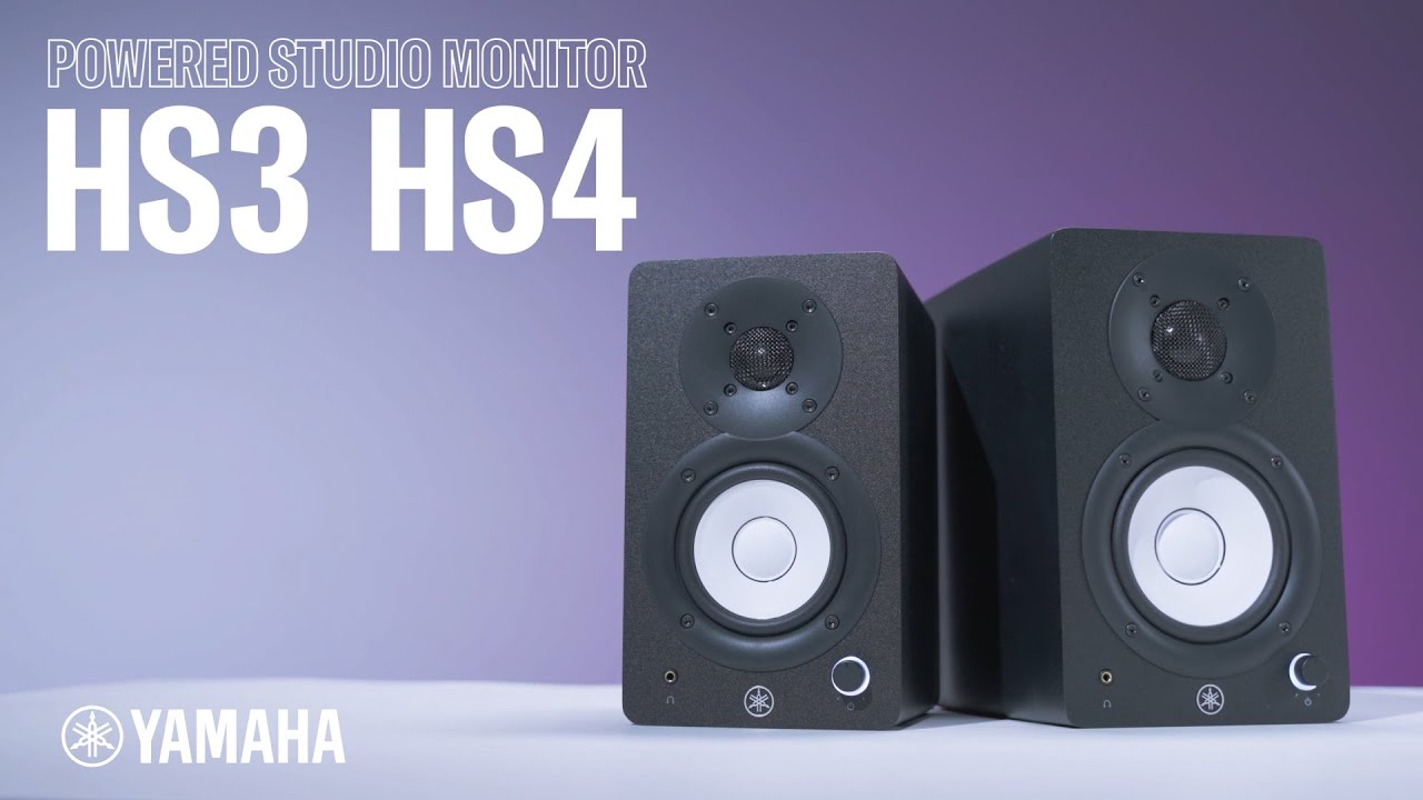 Yamaha Studiomonitore HS4 Schwarz