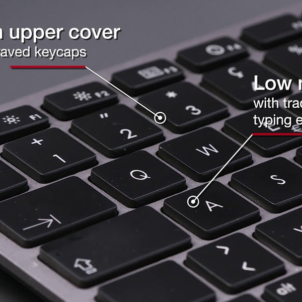 LMP Tastatur KB-1243 Silber, Mac CH-Layout mit Ziffernblock