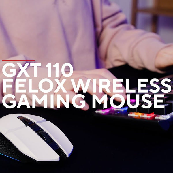 Trust Gaming-Maus GXT110 Felox Weiss