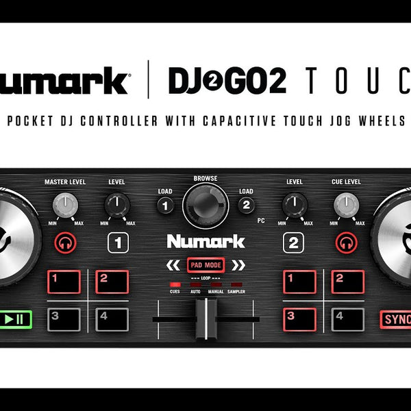 Numark DJ-Controller DJ2GO2 Touch