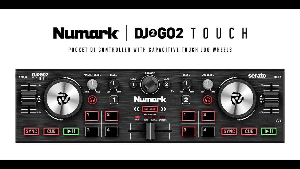 Numark DJ-Controller DJ2GO2 Touch