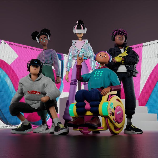 Logitech Headset G435 Gaming Lightspeed Blau