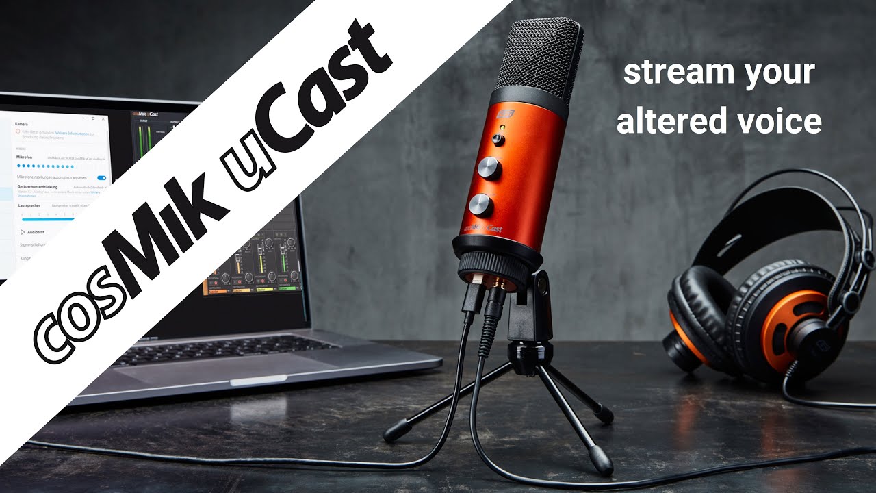 ESI Kondensatormikrofon cosMik uCast inklusive Softwarepaket