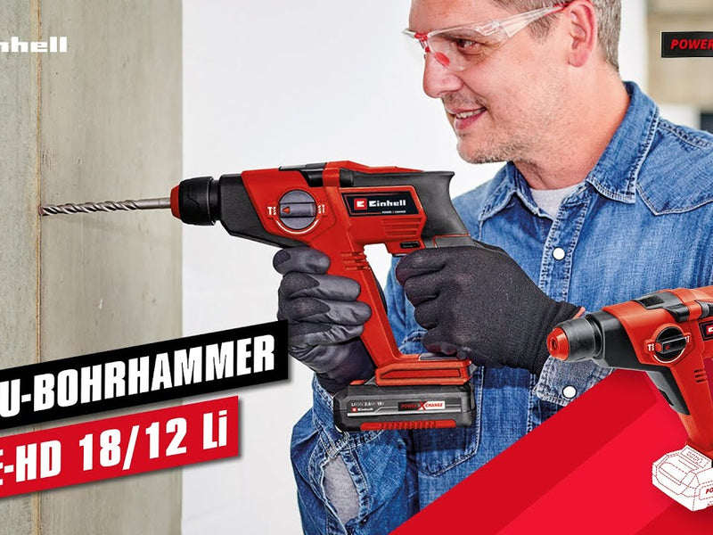 Einhell Bohrhammer TE-HD18/12 Li Solo