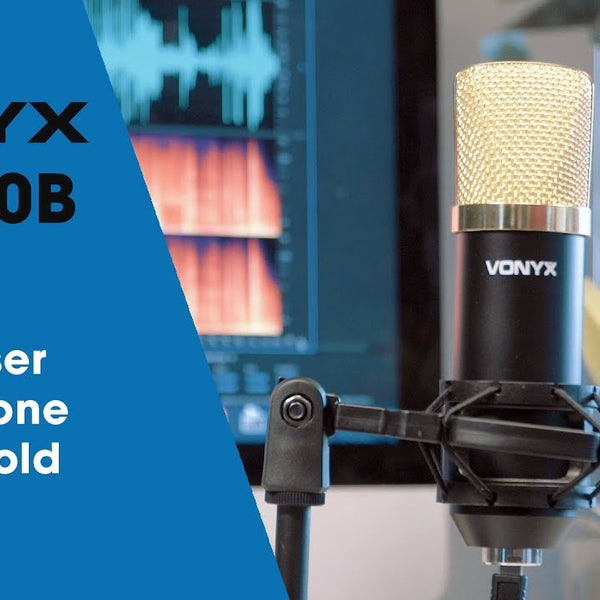 Vonyx Kondensatormikrofon CM400B Gold