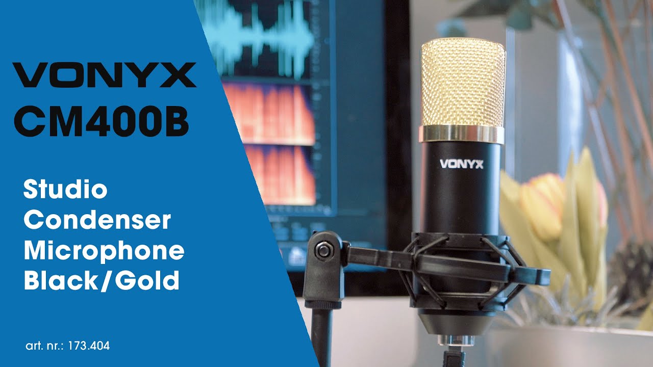 Vonyx Kondensatormikrofon CM400B Gold