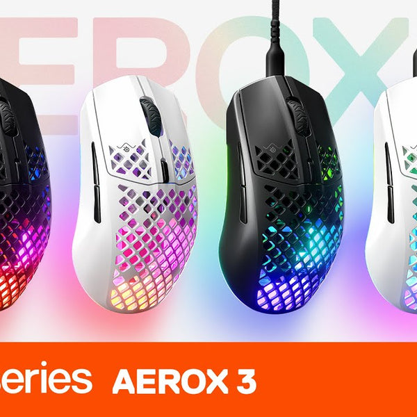 Steel Series Gaming-Maus Aerox 3 Weiss