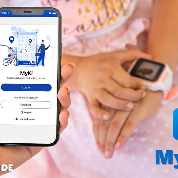 MyKi Smartwatch GPS Kinder Uhr MyKi 4 Weiss/Pink mit SIM-Karte