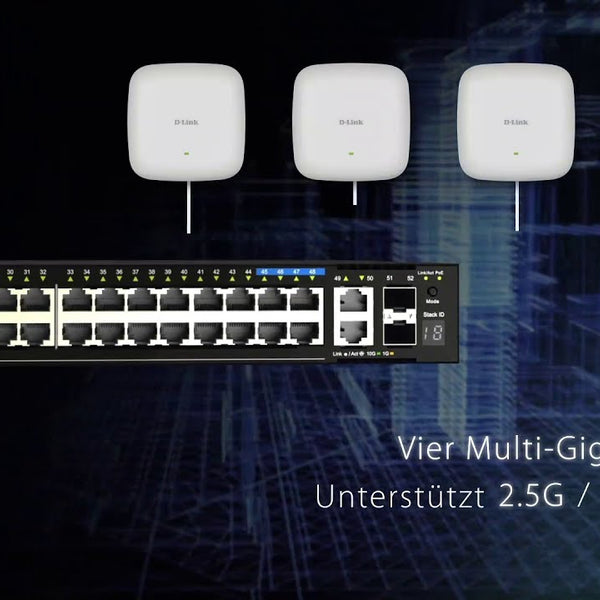 D-Link PoE+ Switch DGS-1520-52MP/E 52 Port