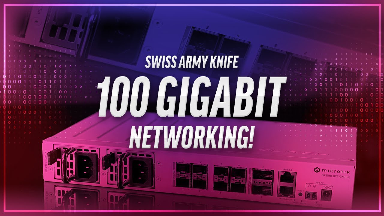 MikroTik SFP28 Switch CRS510-8XS-2XQ-IN 10 Port