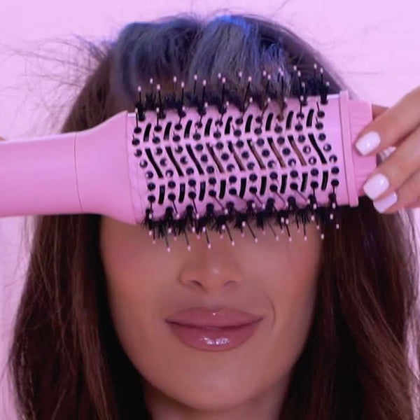 Mermade Warmluftbürste Blow Dry Brush Pink
