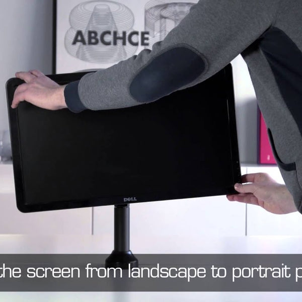 Multibrackets Tischhalterung Basic bis 10 kg – Schwarz