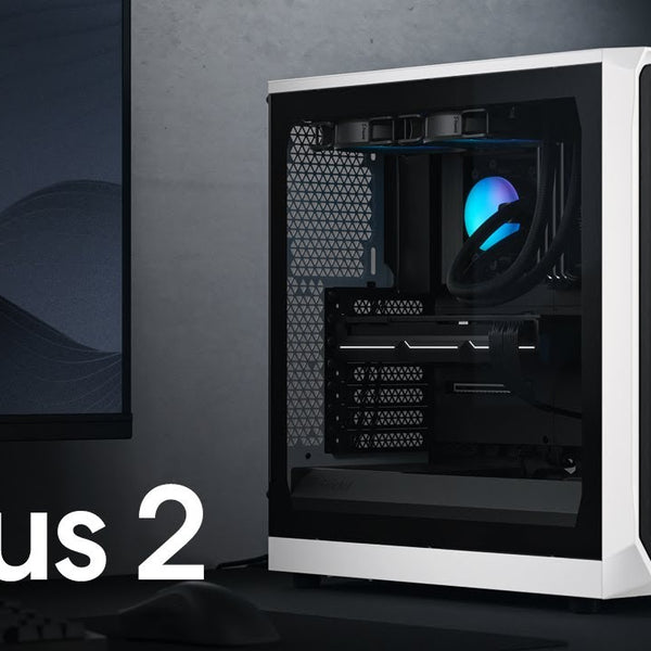 Fractal Design PC-Gehäuse Focus 2 RGB TG Clear Tint Schwarz