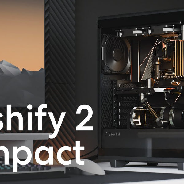 Fractal Design PC-Gehäuse Meshify 2 Compact TG Dark Schwarz