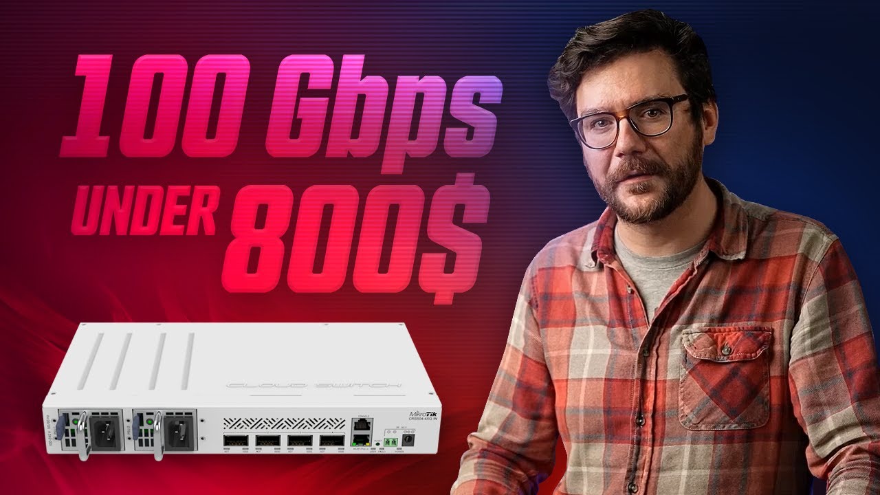 MikroTik QSFP28 Switch CRS504-4XQ-IN 4 Port