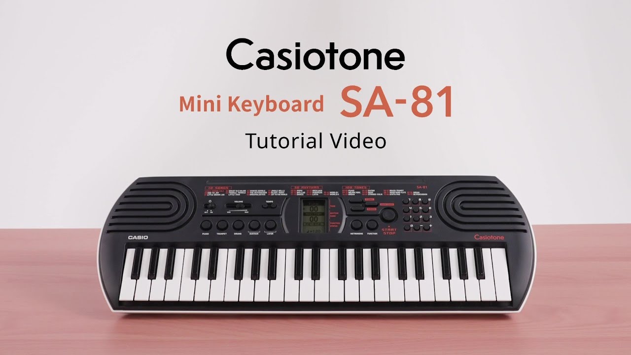 Casio Mini Keyboard SA-81