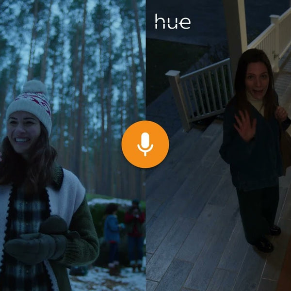 Philips Hue Secure Flutlichtkamera Schwarz