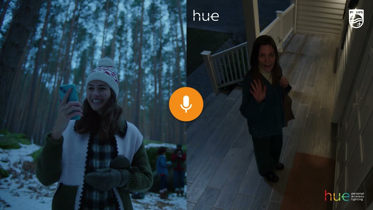Philips Hue Secure Flutlichtkamera Schwarz