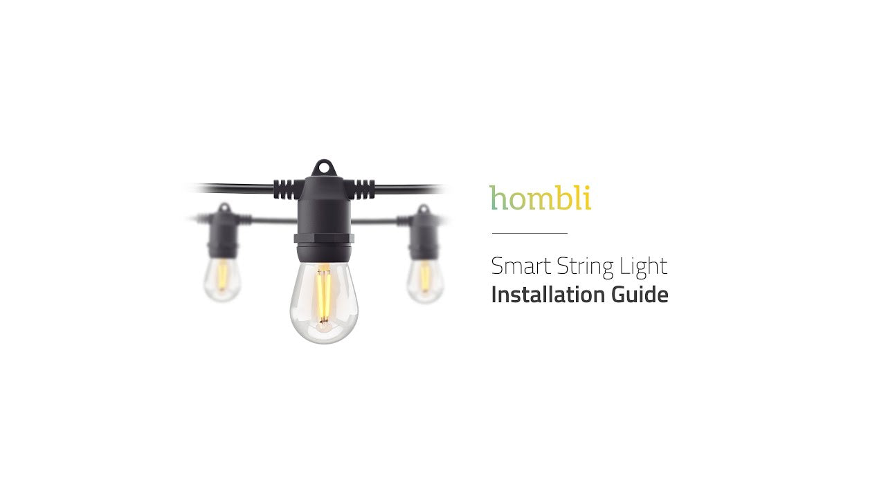 hombli Gartenleuchte String Light 12 LEDs, 5m, Warmweiss