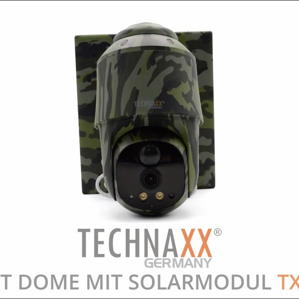 Technaxx Überwachungsset 4G PT Dome TX-290 mit Solarmodul