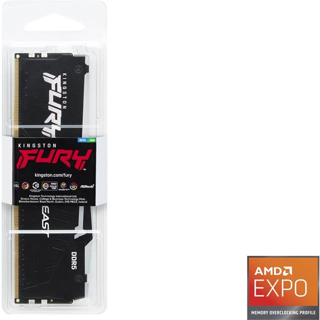 Kingston Fury Beast RGB, DDR5, 16GB (1x 16GB), 5200MHz