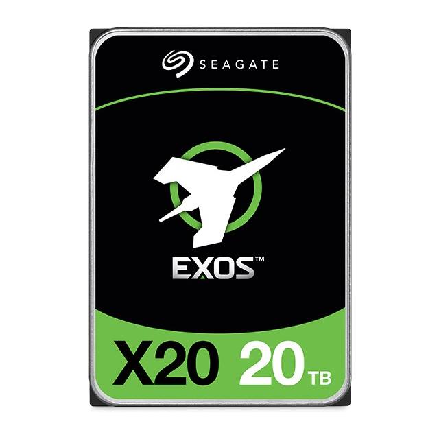 Seagate Exos X20 - 20TB - 3.5'', SAS, 7.2k, 256MB, 512e