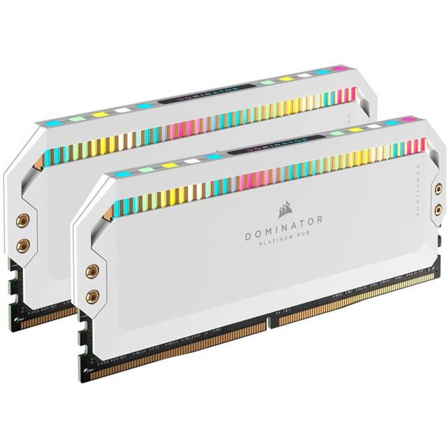 Corsair DDR5-RAM Dominator Platinum RGB 6200 MHz 2x 16 GB Weiss