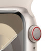 Apple Watch Series 9 GPS (Aluminium Mitternacht) - 45mm - Sportarmband S/M Polarstern