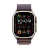 Apple Watch Ultra 2 GPS + Cellular (Titan Silbergrau) - 49mm - Alpine Loop Medium Indigo