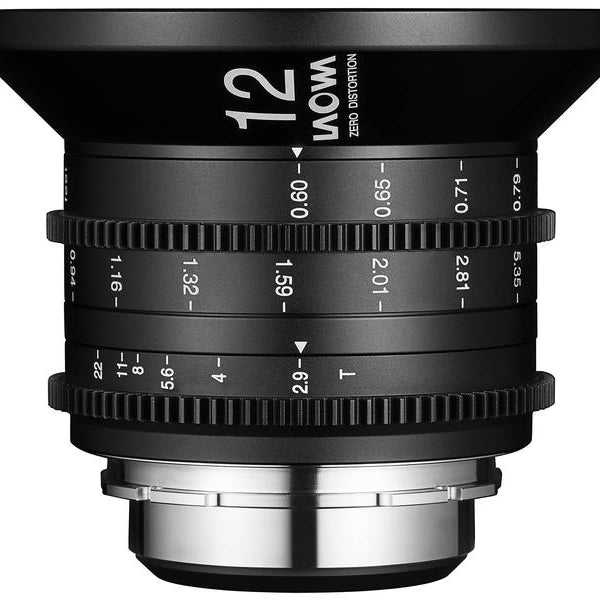 Venus Optic Festbrennweite 12mm T/2.9 Zero-D Cine (Meter) – Canon EF