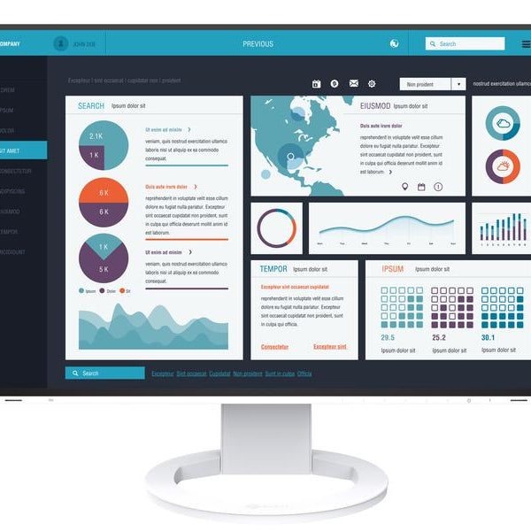 EIZO Monitor EV2495 Swiss Edition Weiss