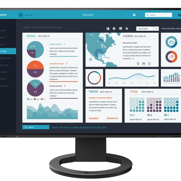 EIZO Monitor EV2495 Swiss Edition Schwarz